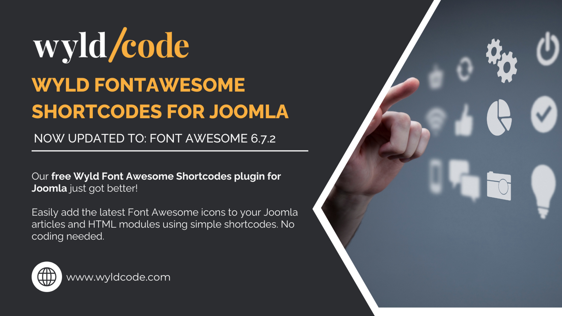 Wyld Font Awesome Shortcodes for Joomla Updated