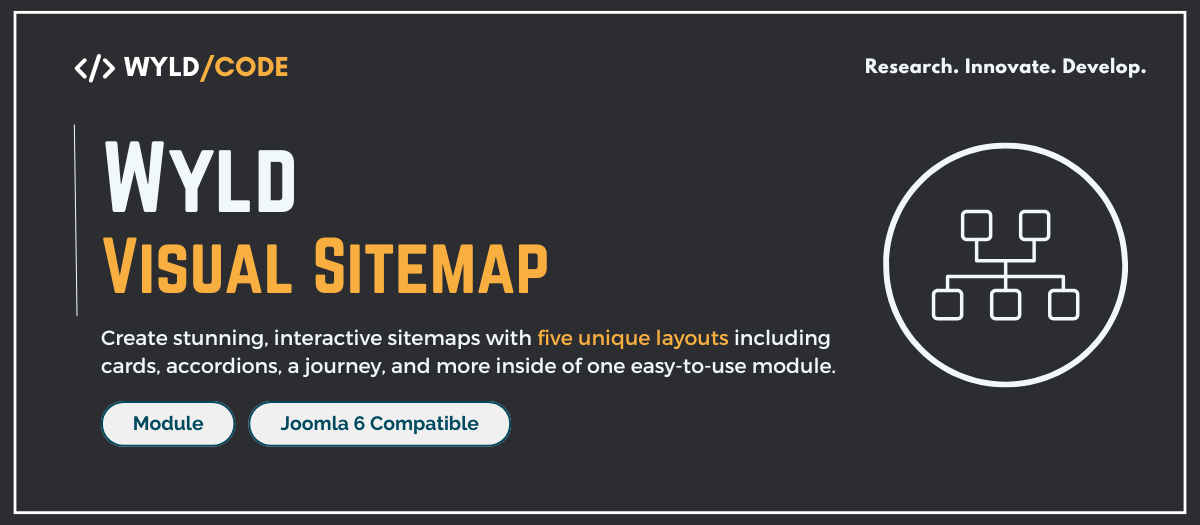 Wyldcode Visual Sitemap For Joomla